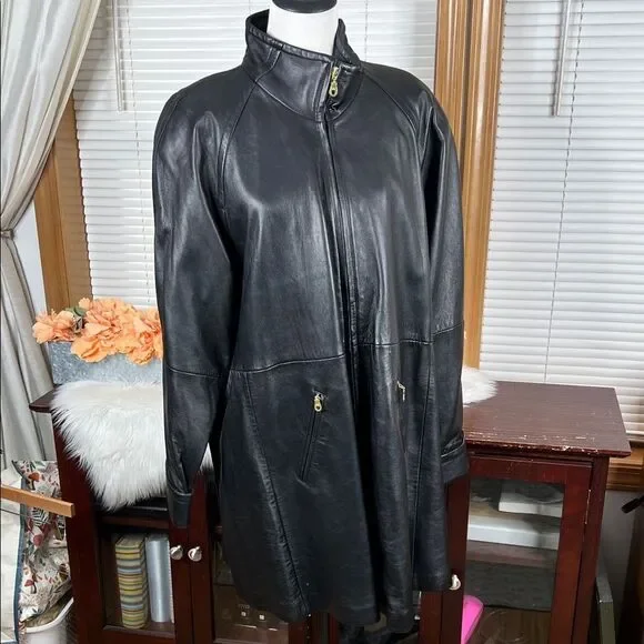 Pierce Arrow Leather Coat Size XXL - Picture 1 of 6